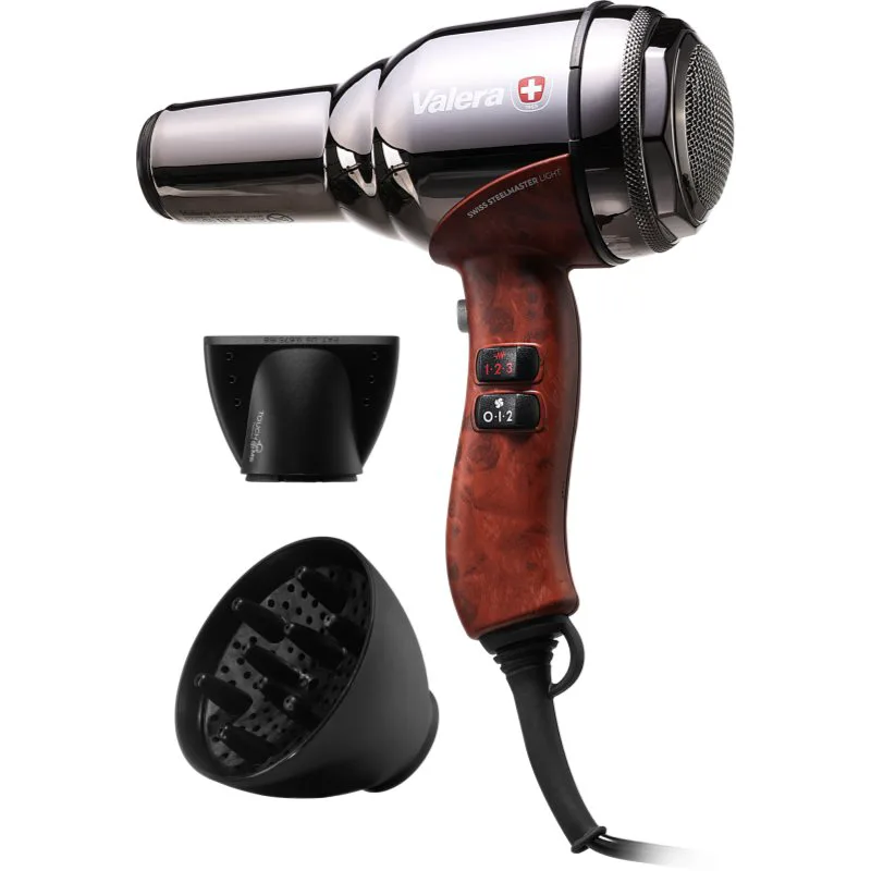 Valera Swiss Steel-Master Light πιστολάκι Black Chrome 1 τμχ