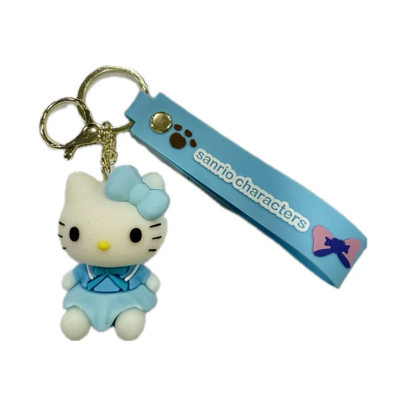 Μπρελόκ Καουτσούκ Sanrio Kuromi Hello Kitty Γαλάζιο