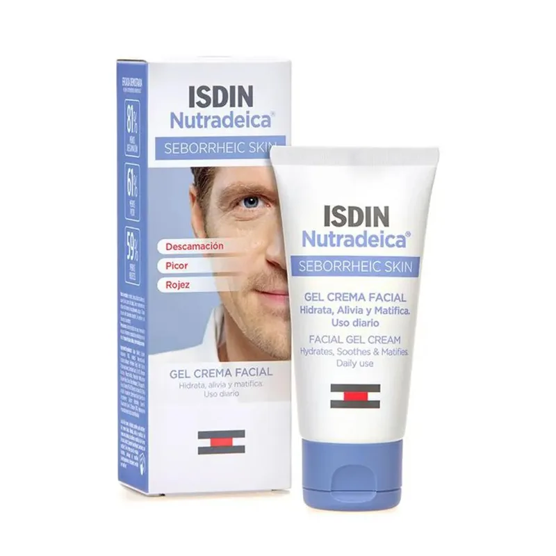 Isdin Nutradeica Seborrheic dermatitis face gel-cream 50ml