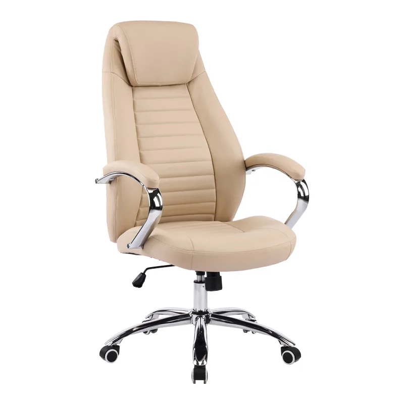 Καρέκλα γραφείου διευθυντή Sonar pakoworld μπεζ pu 61x57x120-128εκ - PAKO WORLD - 033-000037