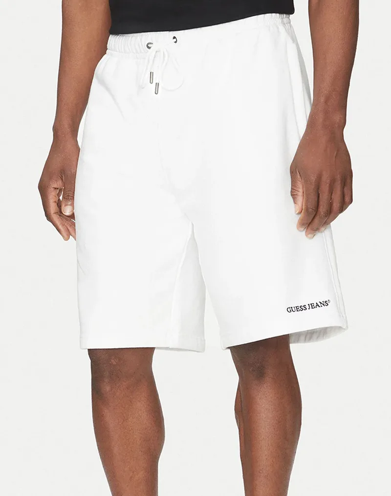 GUESS JEANS GJ REG EMBRO SHORTS ΣΟΡΤΣ ΑΝΔΡΙΚΟ M5GD49KCPR1-G011 White