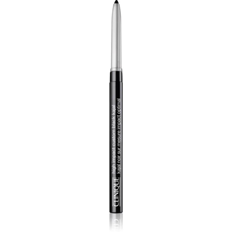 Clinique High Impact™ Custom Black Kajal μολύβι για τα μάτια απόχρωση 01 Blackened Black 0.28 γρ