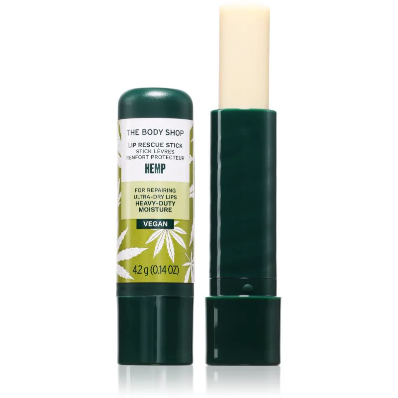 The Body Shop Hemp Lip Rescue Stick εντατικά ενυδατικό βάλσαμο για τα χείλη 4.2 γρ