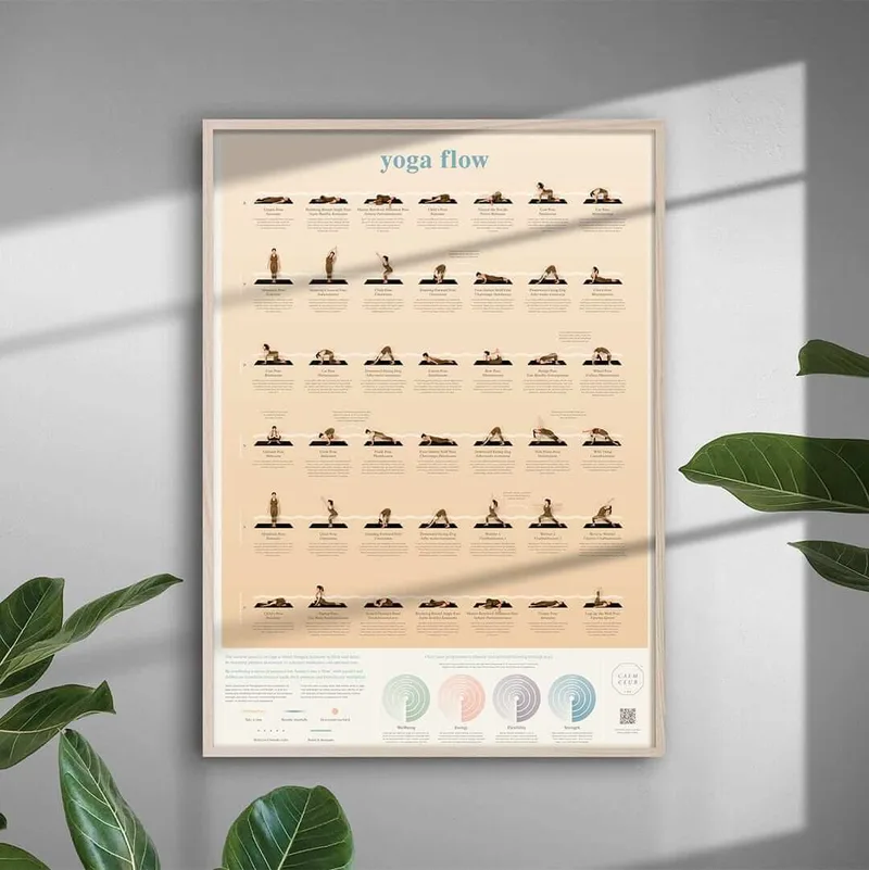 Αφίσα Yoga Flow - 50 x 70 cm