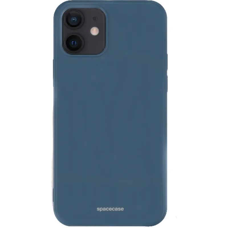 Θήκη iPhone 12 / 12 Pro Spacecase Silicone Case Σιλικόνης - Blue (5905123433566)