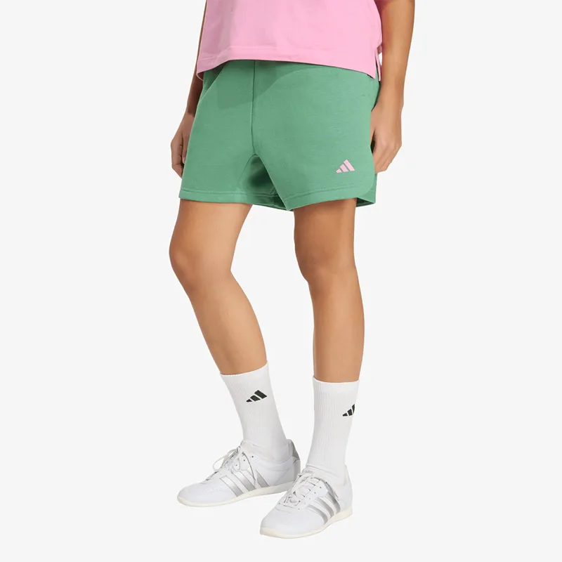 Σορτς adidas 3 Stripes Studio Fleece Loose Shorts Preloved Green L