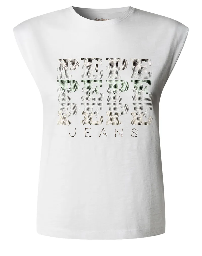 PEPE JEANS DROP 3A LUJAN ΜΠΛΟΥΖΑ ΓΥΝΑΙΚΕΙΟ PL5000163-800/WHITE White