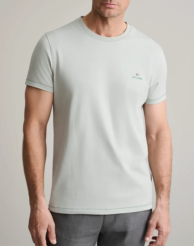 NAVY&GREEN ΜΠΛΟΥΖΑ ΛΑΙΜΟΚΟΨΗ 24MO.001/P.3-ICEBERG Ecru