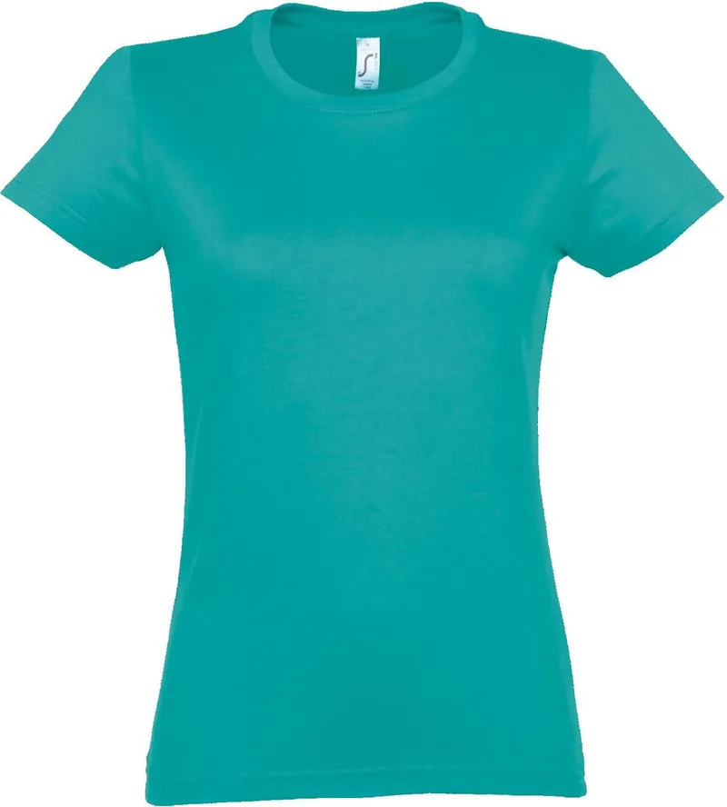Γυναικείο T-shirt Imperial Women SOLS 11502 Carribean Blue