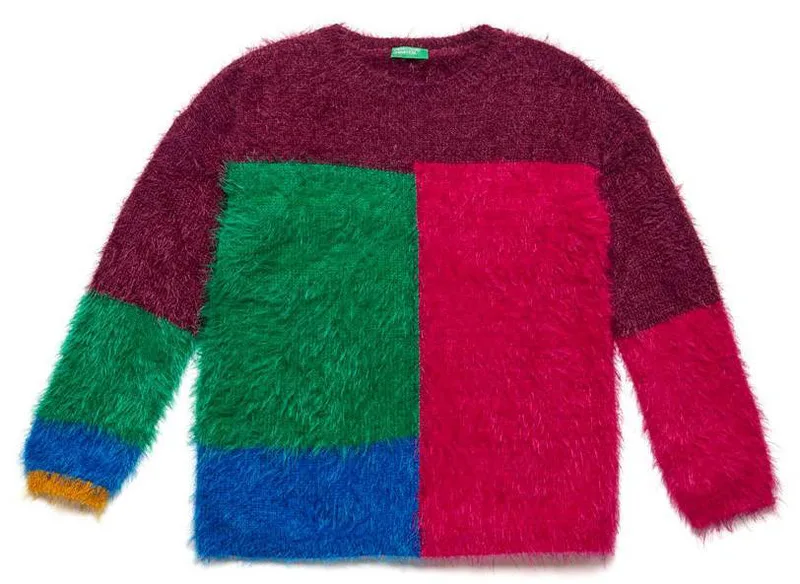 ΠΟΥΛΟΒΕΡ BENETTON 8 80'S GIRL ΠΟΛΥΧΡΩΜΟ (82 CM)-(1-2 ΕΤΩΝ)