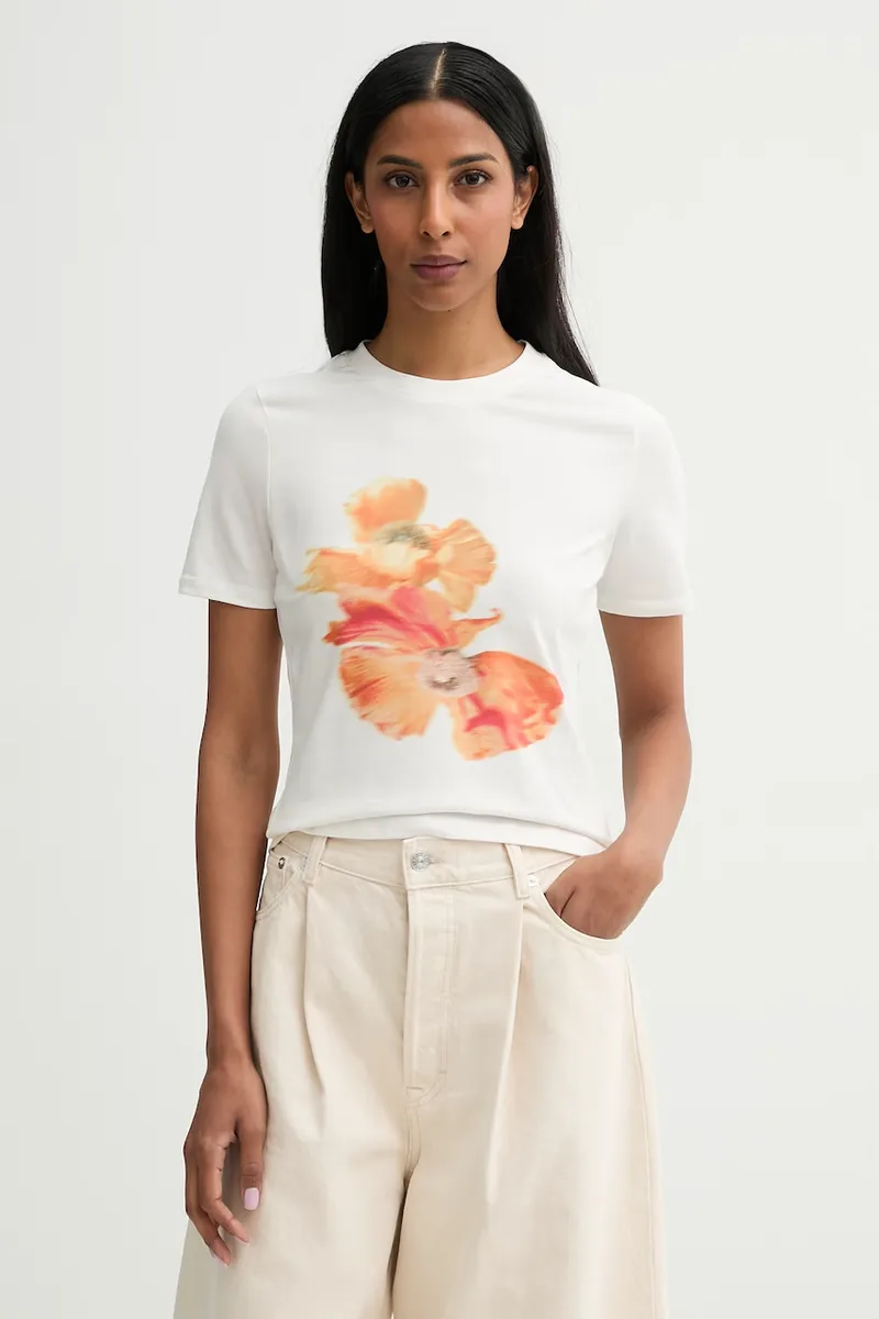Never Fully Dressed t-shirt γυναικείο βαμβακερό με ελαστάν