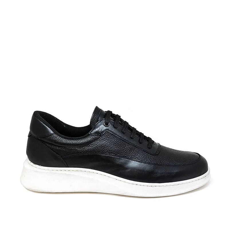 Bigshoes KL20241-01 Δερμάτινο Casual Μαύρο