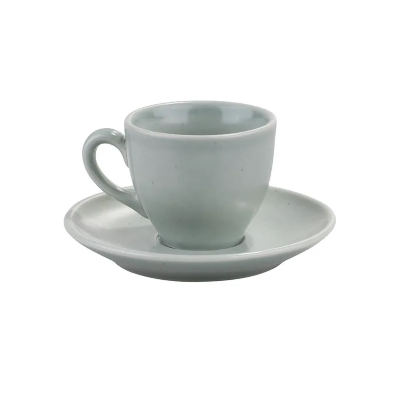 Σετ Φλυτζάνια Καφέ 6τμχ Πορσελάνης Mint Matte Moderna Kutahya 100ml KXCT720162 (Υλικό: Πορσελάνη, Χρώμα: Μέντα) - KUTAHYA PORSELEN - KXCT720162