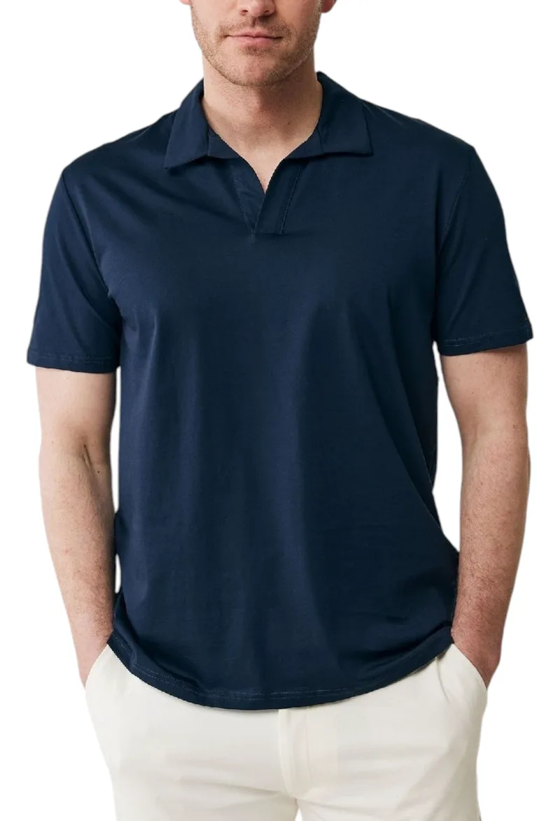 Μπλούζα Polo Mexx Short sleeve buttonless polo MF007102441M-Navy Ανδρικό