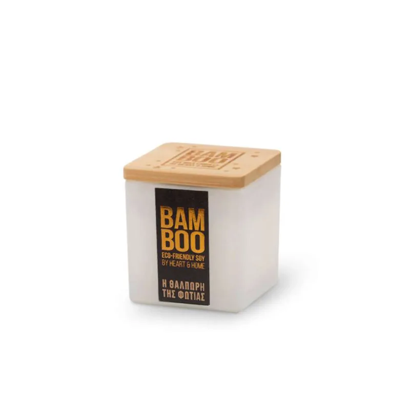 Αρωματικό Κερί Bamboo 80g Η Θαλπωρή Της Φωτιάς