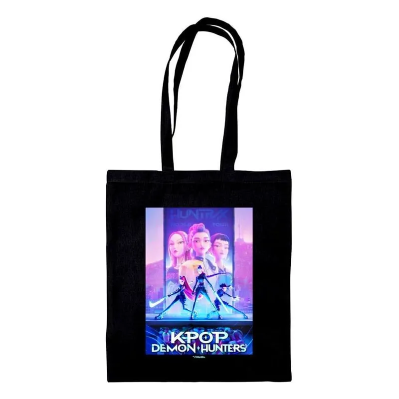 Τσάντα Kpop Demon Hunters Huntrix Shopping Bag Black