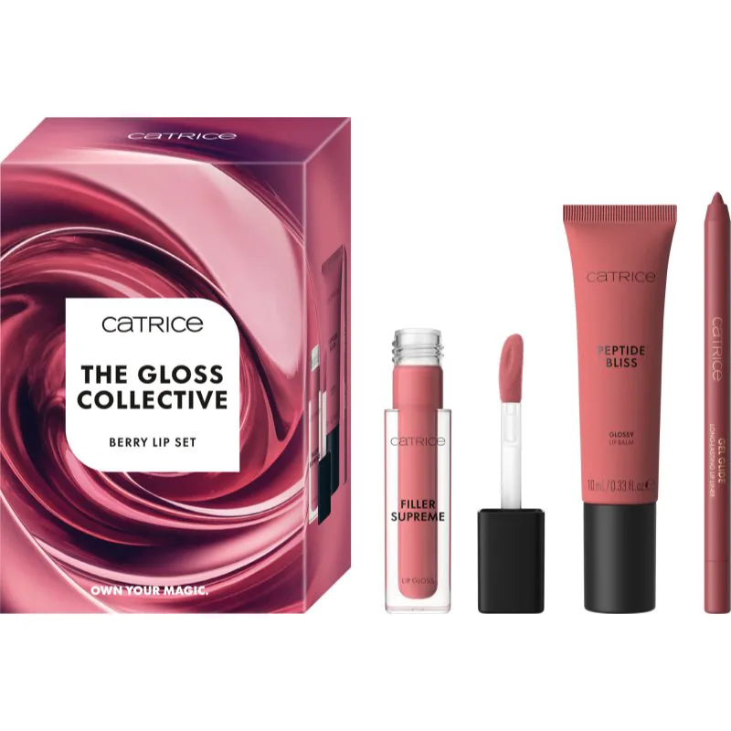 Catrice The Gloss Collective Berry Lip Set Σετ για τα χείλη απόχρωση 01 Gloss The Line!