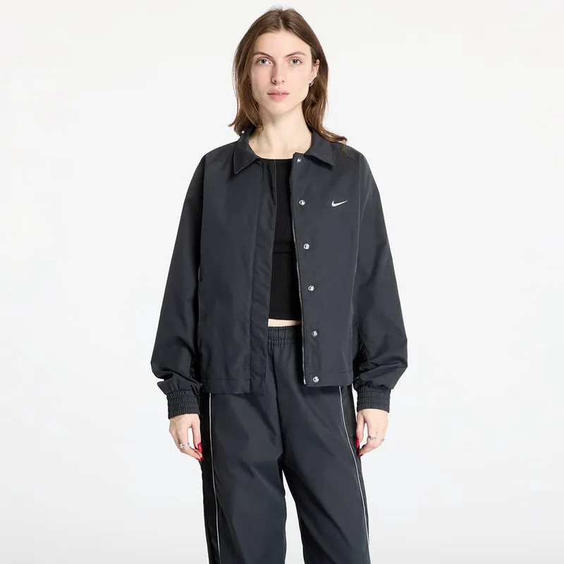 Μπουφάν Nike Sportswear Women's Woven Jacket Black/ Black S