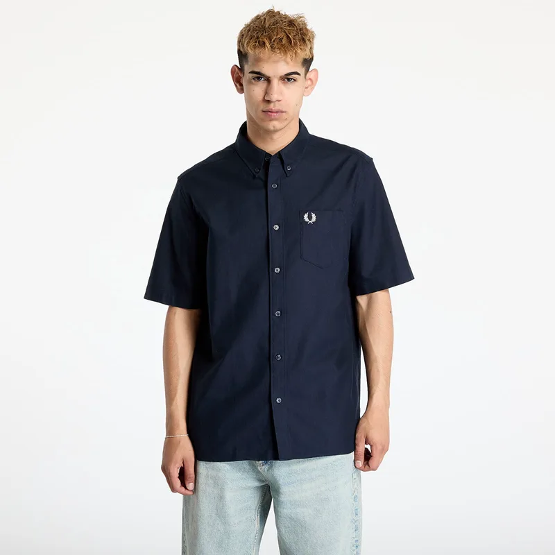 Πουκάμισο FRED PERRY Oxford Shirt Navy XL