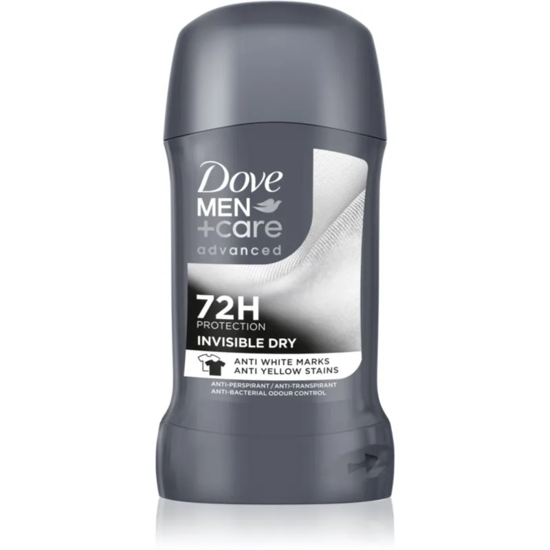 Dove Men+Care Invisble Dry στερεό αντιιδρωτικό κατά των λευκών κηλίδων 50 ml
