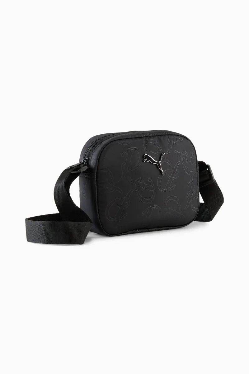 Puma γυναικείο τσαντάκι crossbody με μεταλλικό λογότυπο "Pop" - 091338 Μαύρο