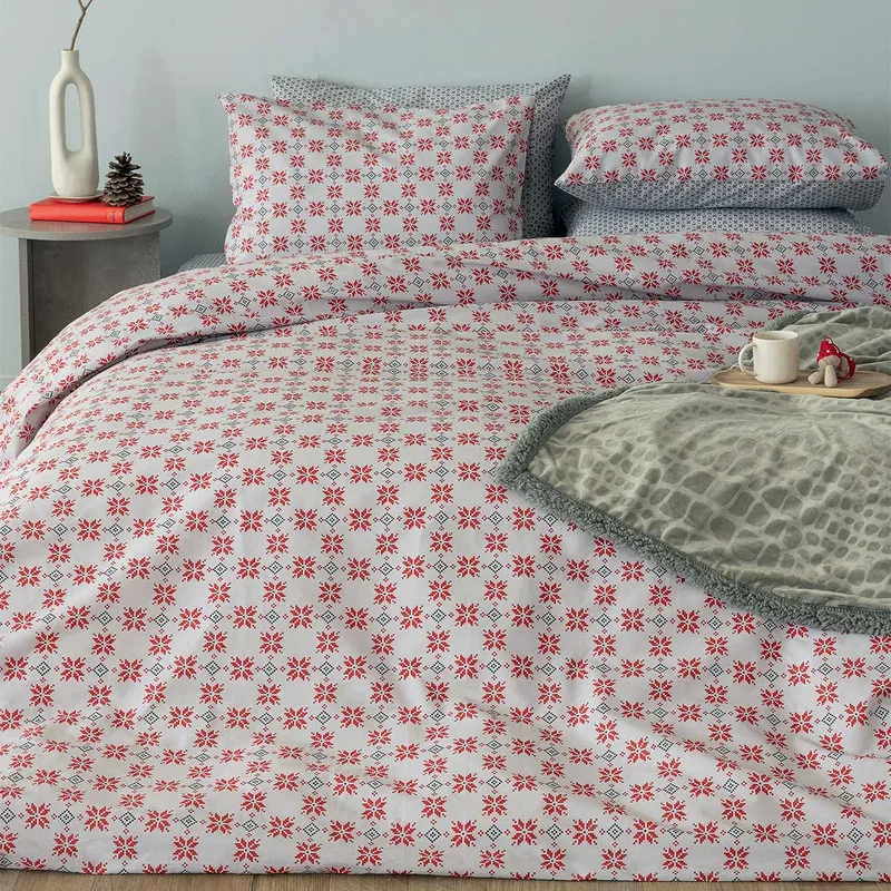 Παπλωματοθήκη Υπέρδιπλη (Σετ 240x250) 2 Όψεων Palamaiki Fashion FL6253