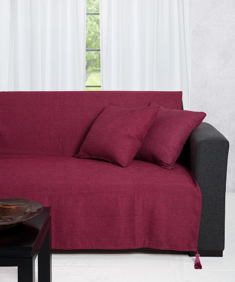 Ριχτάρι πολυθρόνας (180Χ180) 9925 FUCHSIA, SILK FASHION