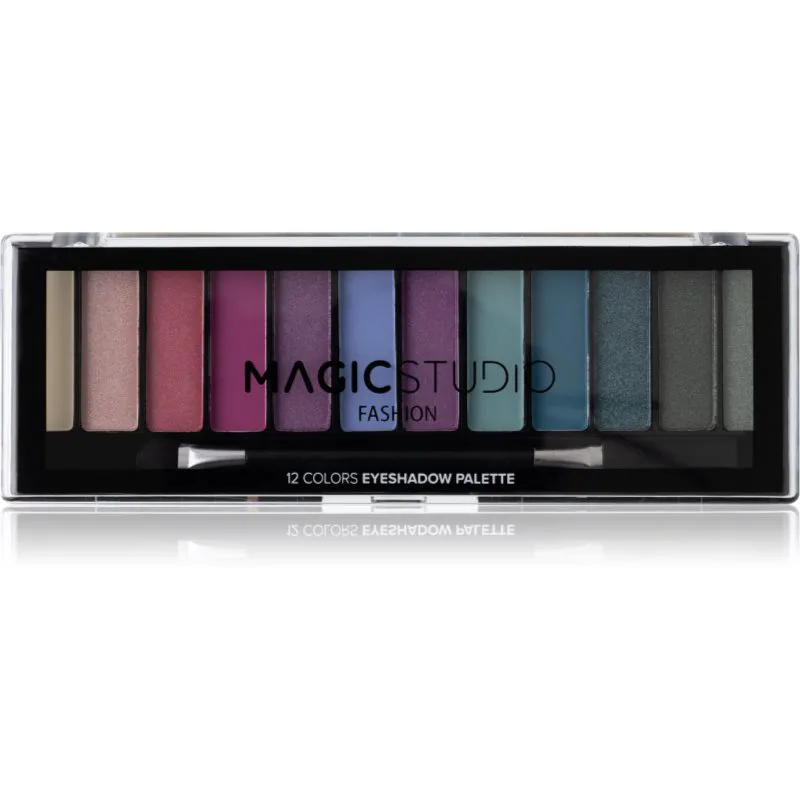 Magic studio 12 Colors Eyeshadow Palette παλέτα με σκιές ματιών 02 Fashion 12x1.5 γρ