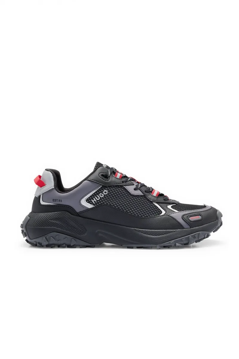 HUGO ΠΑΠΟΥΤΣΙΑ SNEAKERS GO1ST PUME ΜΑΥΡΟ