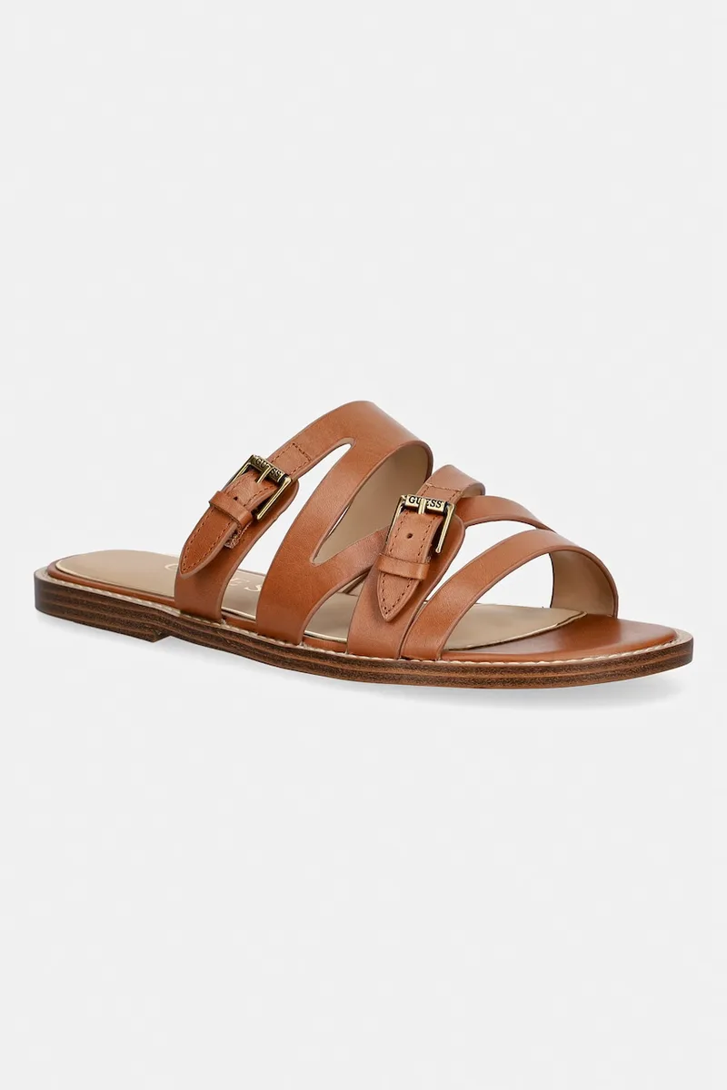 Guess σαγιονάρες Γυναικεία δερμάτινες GRAYDEN