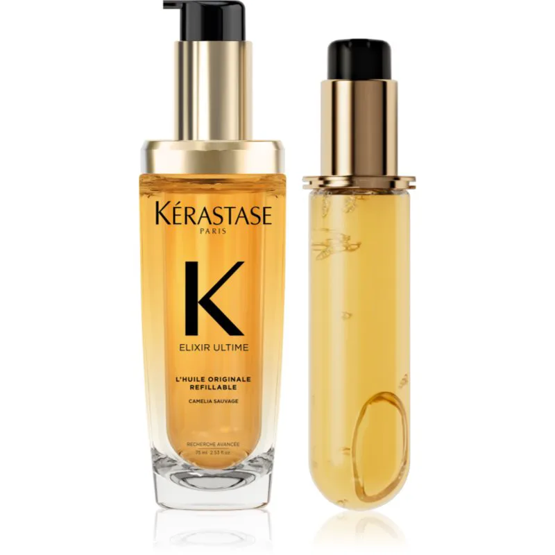 Kérastase Elixir Ultime L'huile Originale επωφελής συσκευασία Για λάμψη και απαλότητα μαλλιών 2x75 ml
