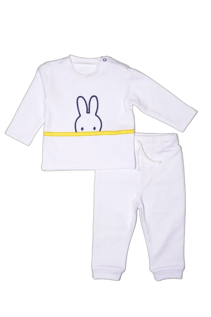 Βρεφικό Σετ Φόρμας Miffy Des. 60 Λευκό