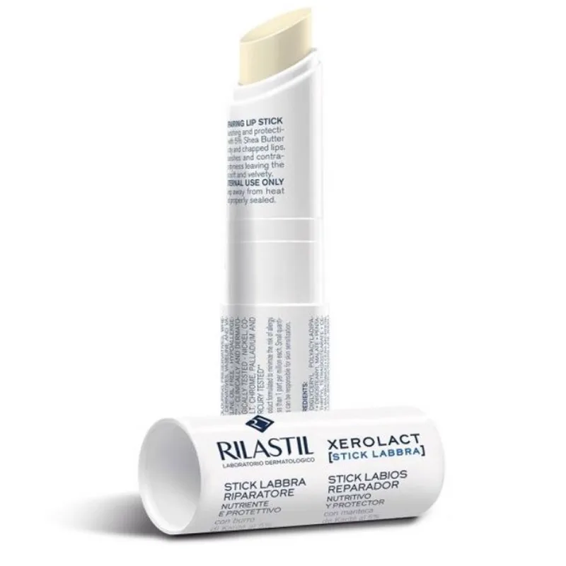 Rilastil Xerolact Stick Labbra Repairing Lipstick Επανορθωτικό Stick για τα Χείλη 4.8ml
