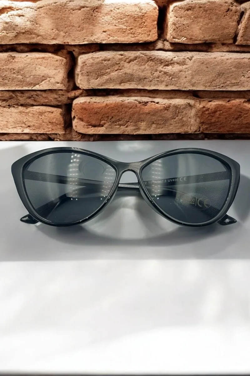 ΓΥΑΛΙΑ ΗΛΙΟΥ CAT EYE ΜΑΥΡΟ