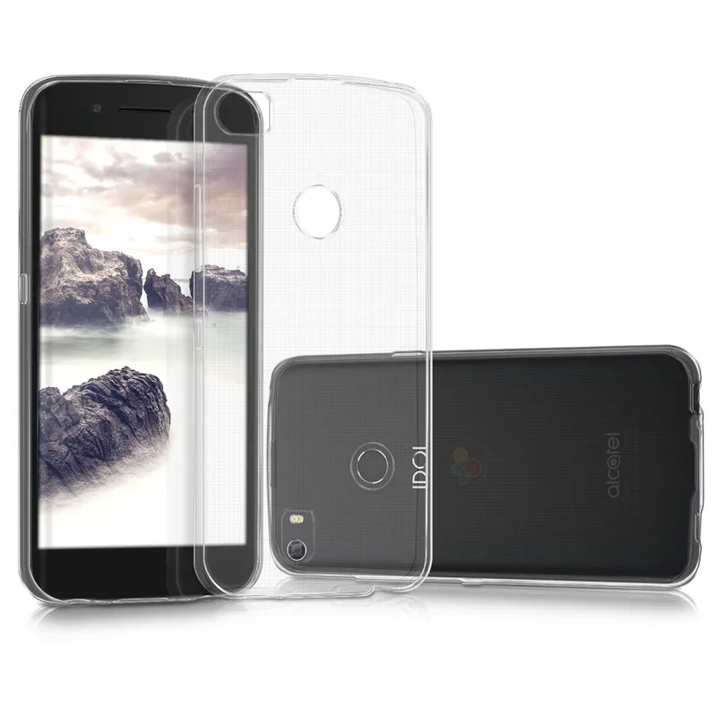 KW Θήκη Σιλικόνης Alcatel Idol 5s - Clear (43175.03)