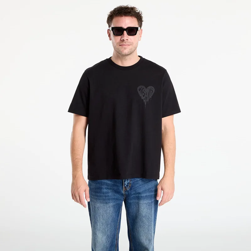 T-shirt AllSaints Poster Graphic Boyfriend T-Shirt Black L