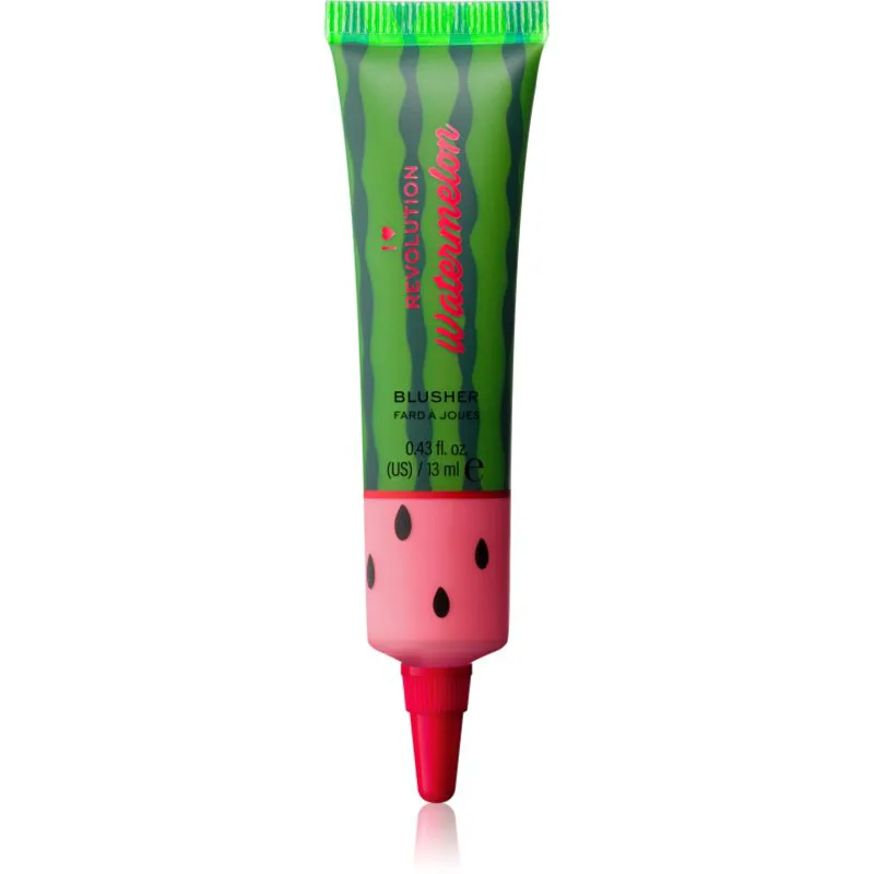 I Heart Revolution Tasty Watermelon κρεμώδες ρουζ για λαμπρή επιδερμίδα Juicy 13 ml