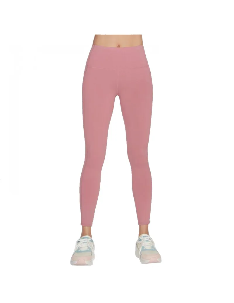 Skechers Go Walk Training Γυναικείο Μακρύ Κολάν Ψηλόμεσο Μωβ W03LG30B-MVE
