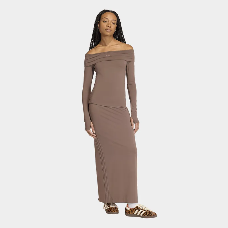 adidas Originals W Off-Shoulder Long Sleeve Top (9000264401_66167)