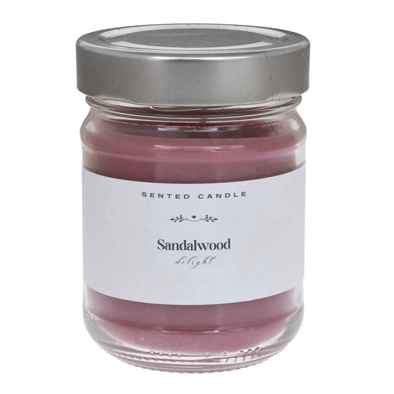 Κερί Αρωματικό Sandalwood Σε Ποτήρι Με Καπάκι 6,5x9εκ. iliadis 94625 (Σετ 4 Τεμάχια) - Iliadis - il_94625