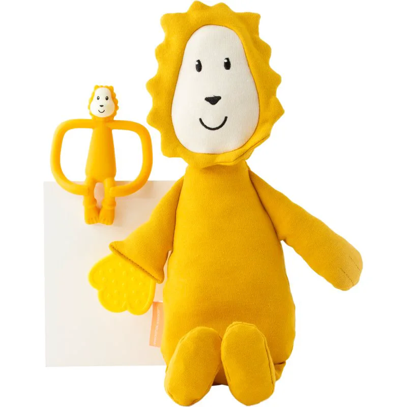 Matchstick Monkey Teething Gift Set 3m+ μασητικό + παιχνίδι Lion 1 τμχ