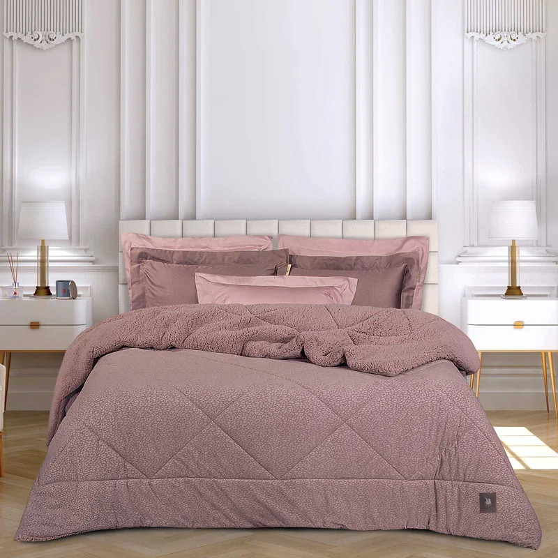 Κουβερτοπάπλωμα King Size με Γούνα Sherpa Greenwich Polo Club 4436 Nude 240x250