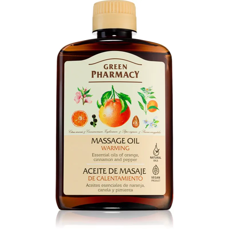 Green Pharmacy Essential oils of Πορτοκαλί Massage Oil θερμαντικό λάδι μασάζ 200 ml