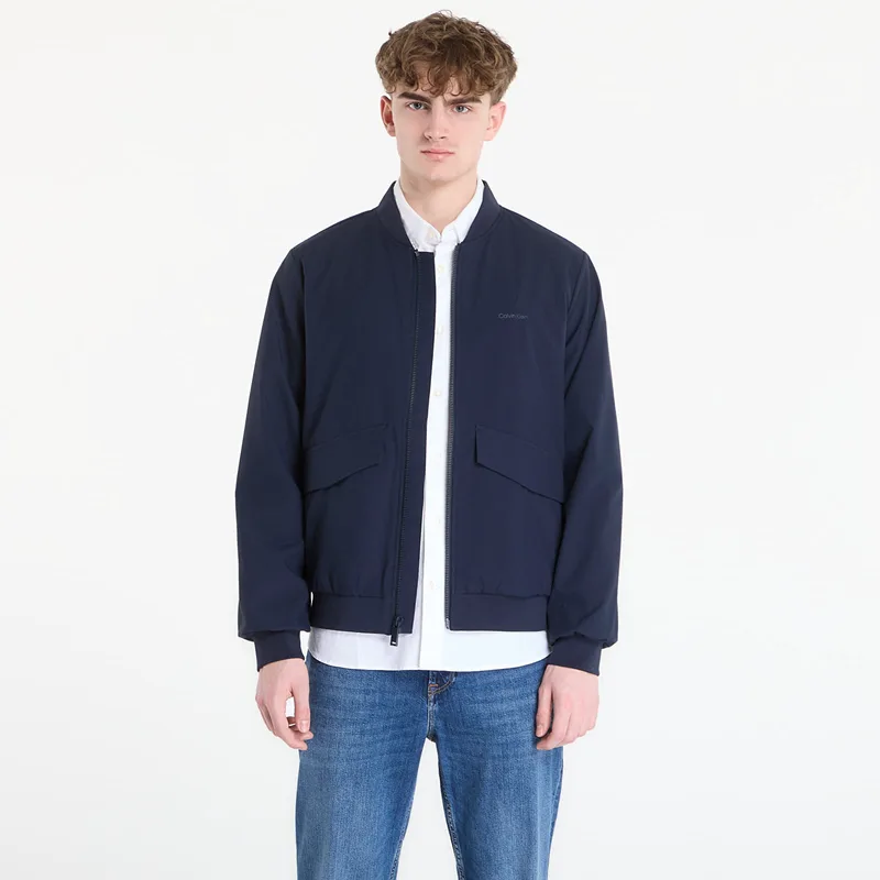 Μπουφάν Calvin Klein Ls Soft Tech Bomber Jacket Dark Sapphire XL