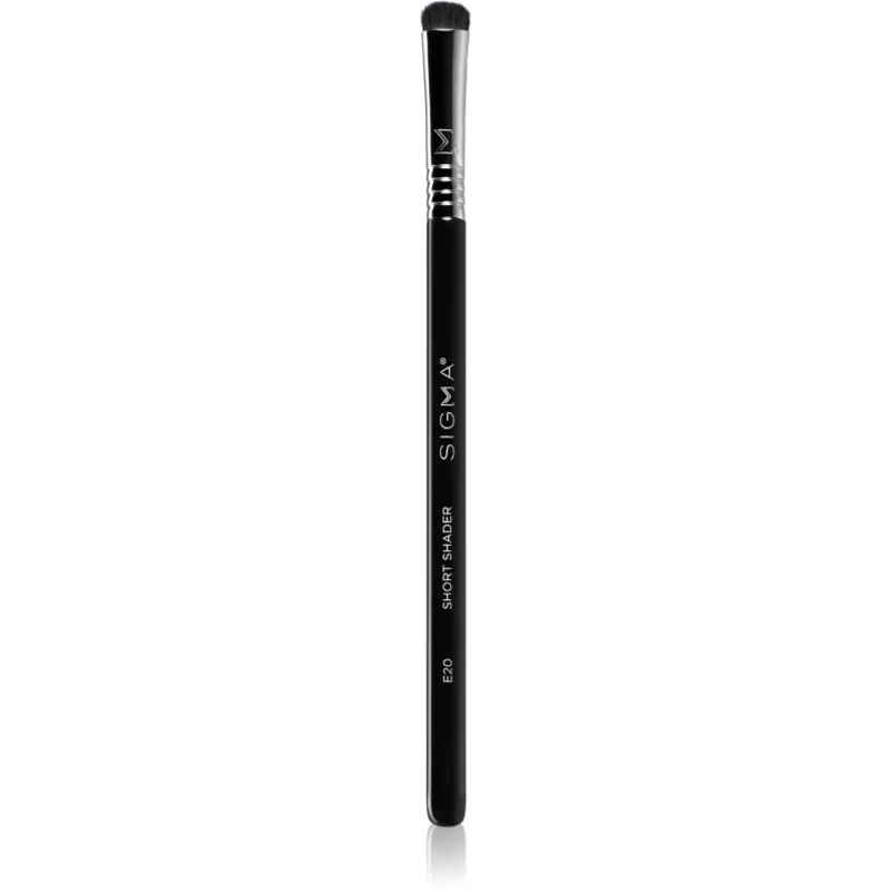 Sigma Beauty Eyes E20 Short Shader Brush πινέλο για άπλωση των σκιών ματιών στρογγυλός 1 τμχ