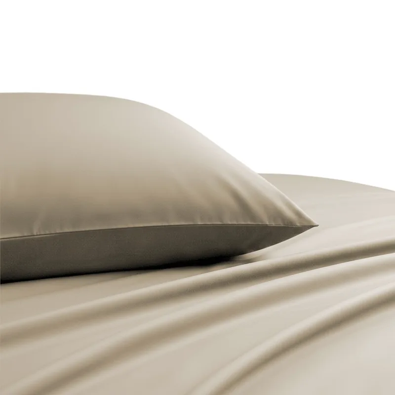 Μαξιλαροθήκες Ζεύγος 53X72 Melinen Lavish Satin Μπεζ (53x72)