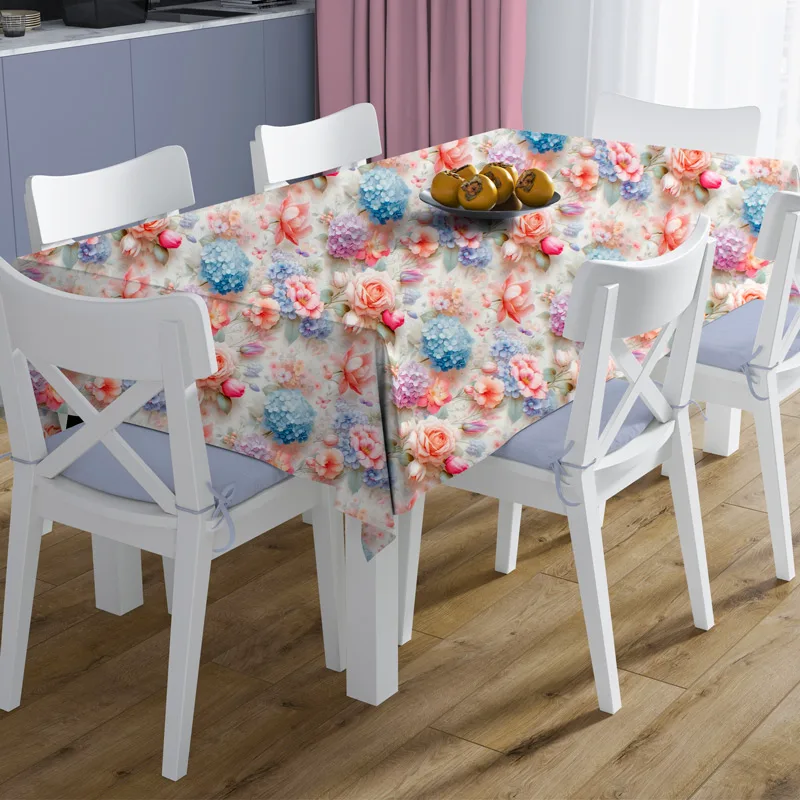Αλέκιαστο Τραπεζομάντηλο 180x300 Dimcol Hydrangea 464 Multi