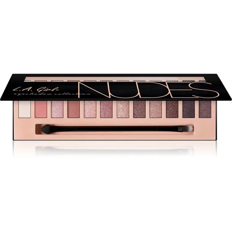 L.A. Girl Cosmetics Beauty Brick Collection παλέτα με σκιές ματιών απόχρωση Nudes 12 γρ