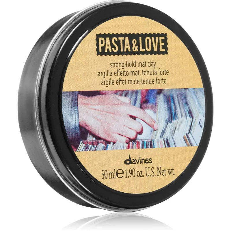 Davines Pasta & Love Strong-Hold Mat Clay στάιλινγκ άργιλο για τα μαλλιά ματ 50 ml