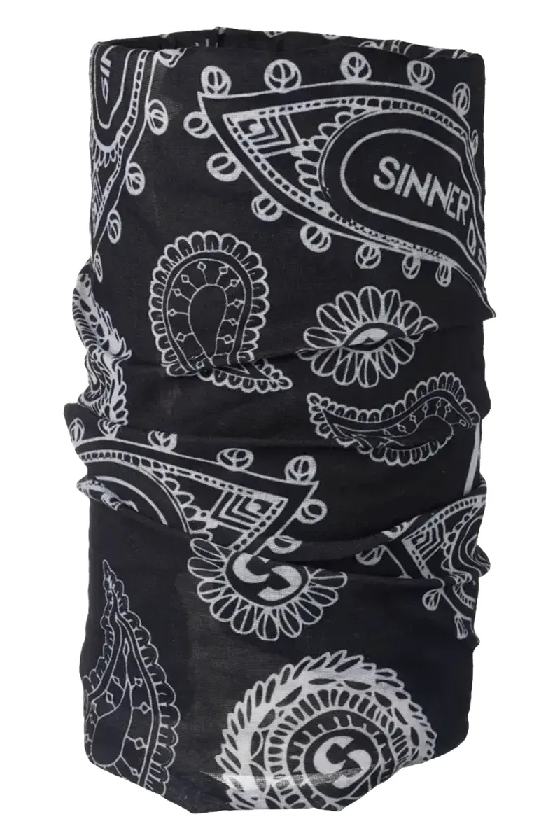 Κασκόλ Sinner Bandana Black Paisley SIWE-613-10Z-10Z